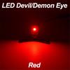 1 Pair Red Led Demon Eye Projector Lens Headlights Retrofit Car Light Accessories