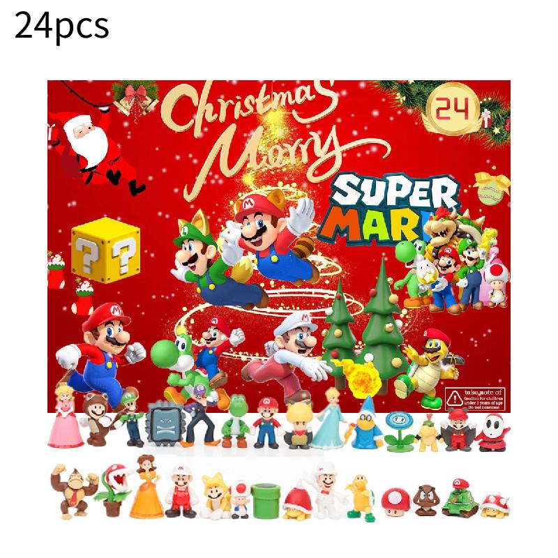 

Super 24pcs Mario Mini Action Figures Blind Toy Xmas Holiday Gift Celebrations