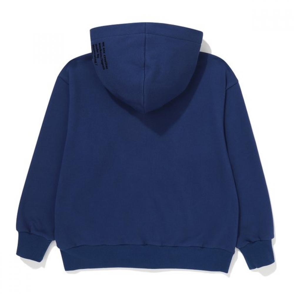 Bluetail Hoodie Color Block Pocket Blue Azg3jp03bu
