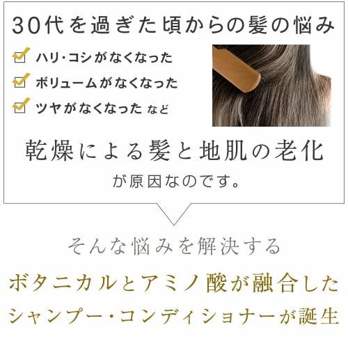 PLuS Natural Origin Moist & Repair Shampoo (500ml / Botanical) Non-Silicon Amino Acid (Made In Japan) (Shampoo)