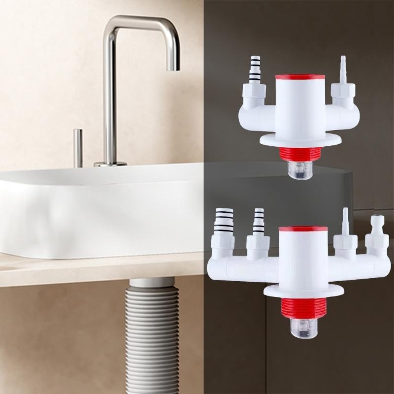 ABS Sink Pipe Connector Odor Trap Kitchen Sink Pipe Connector Bathroom Accessories for Maintaining a freshes  Kitchen