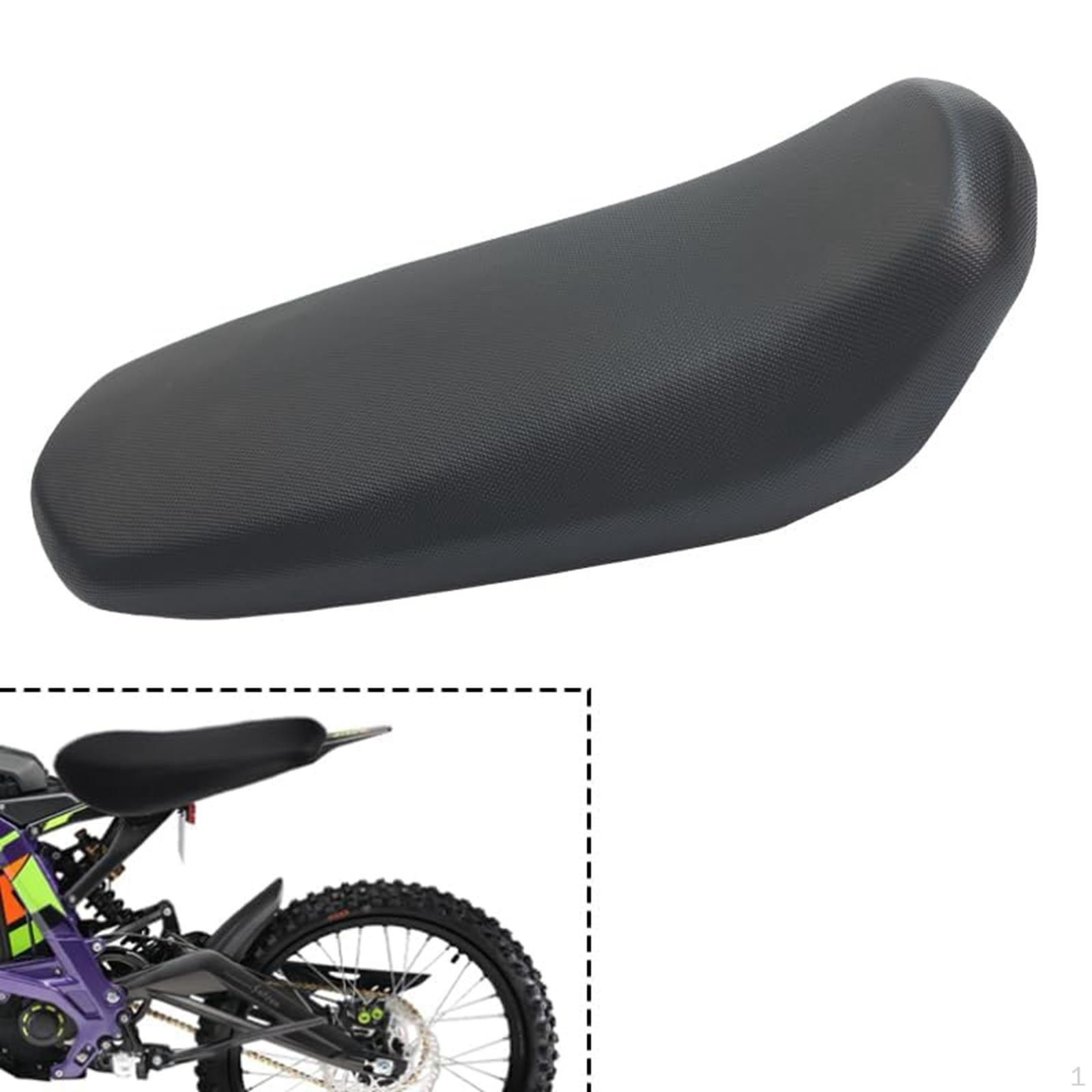 

Мотоциклетное седло Electrice Bike Подушка Амортизация Водонепроницаемая ПУ кожа Надежная накладка