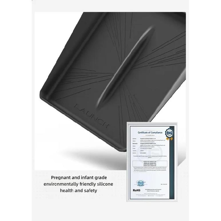 For Tesla Model Y 2025 Juniper Wireless Charge Pad Center Console Organizer Charge Station Mats Silicone Protector Anti-skid Pad