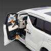1/18 Vellfire Alphard MPV Alliage Luxy Modèle de Voiture Diecasts Véhicules en Métal Modèle de Voiture Simulation Son et Lumière Collection Jouet Cadeau pour Enfants