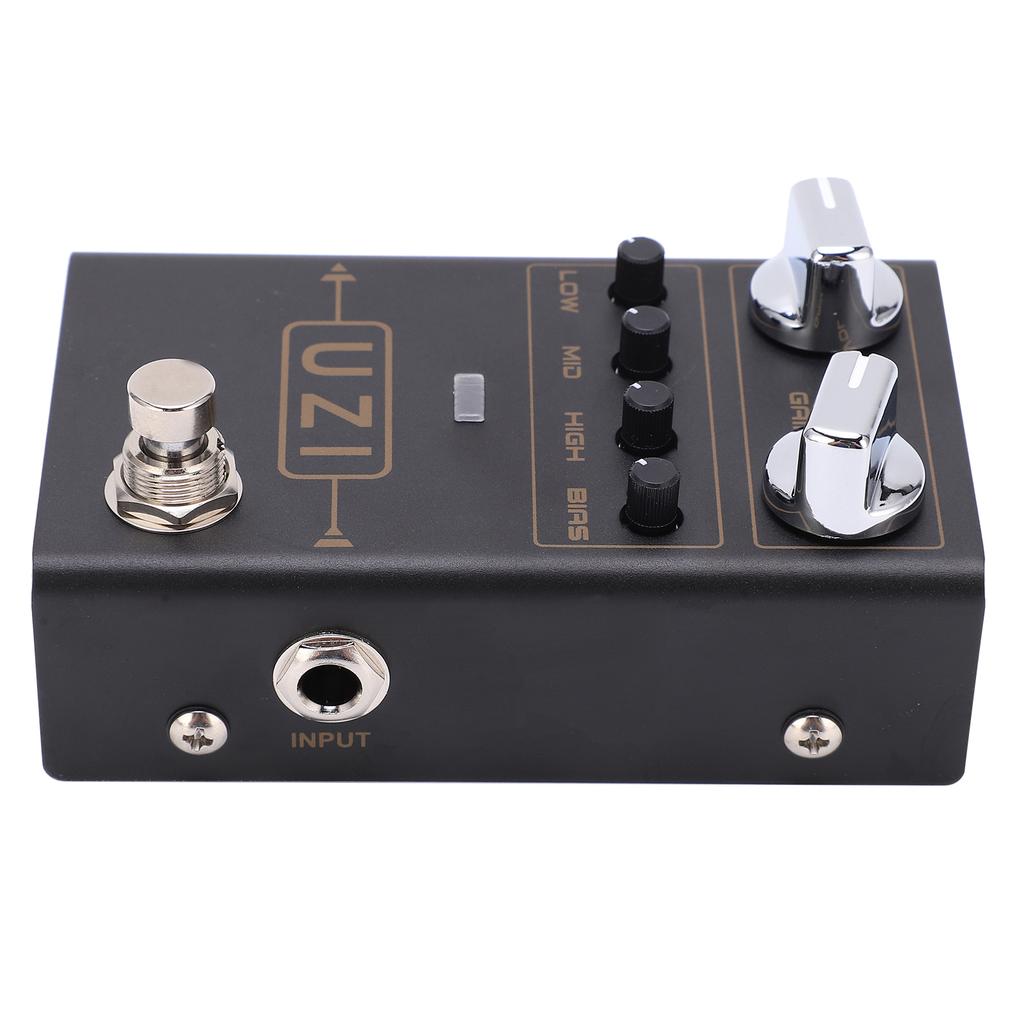 Pedał Distortion Efektor Gitary Elektrycznej Wysoki Gain Muzyka Heavy Regulacja Pokrętłem BIAS R-03