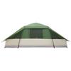 Family Tent with Rain Fly Waterproof Green for 10 Persons
