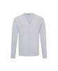 Dagseusyeocheu Cotton Blend V-Neck Cardigan Comfort Slim Fit Gray_Dms1Swcd200G1