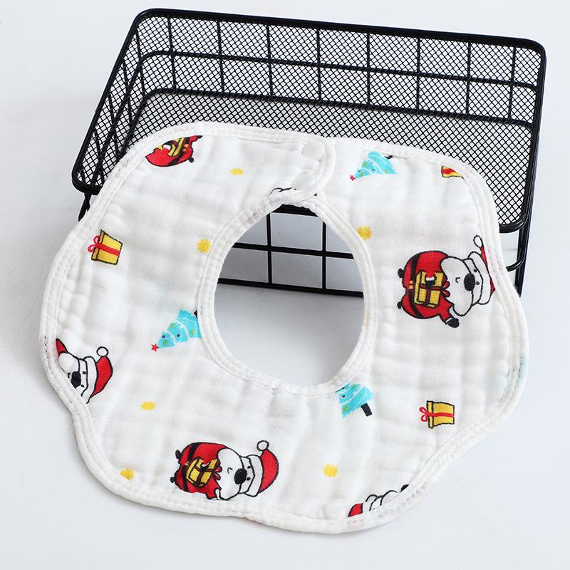 

Дитячий марлевий нагрудник Cotton Seersucker