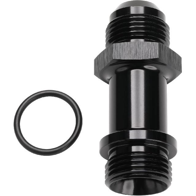 12AN Male Flare to 12AN -12 ORB O-ring Extension Fitting Adapter Aluminum Black