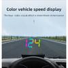 Car HUD GPS Digital Speedometer – Plug-and-Play Windshield Projector, Color Display KMH Speed for Trucks, SUVs & All Vehicles