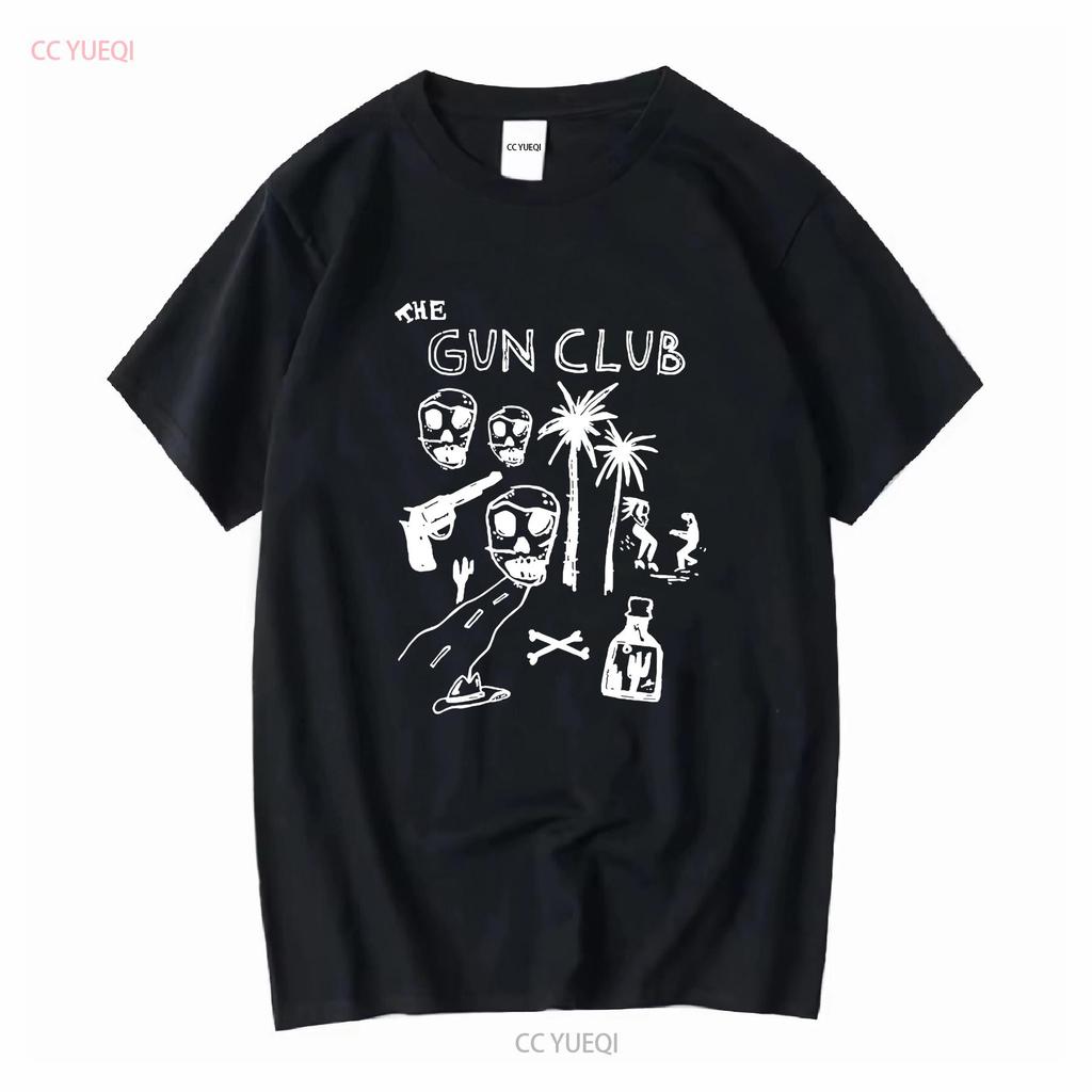 The Gun Club T Shirt Post Punk Band Sh vintage Washed Stretched graphic Unisex fashion Soft Slightly streetwear Casual