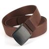 Genuine YKK Buckle: Metal-Free Nylon Elastic Belt - Lightweight Woven Canvas Military Training Belt
