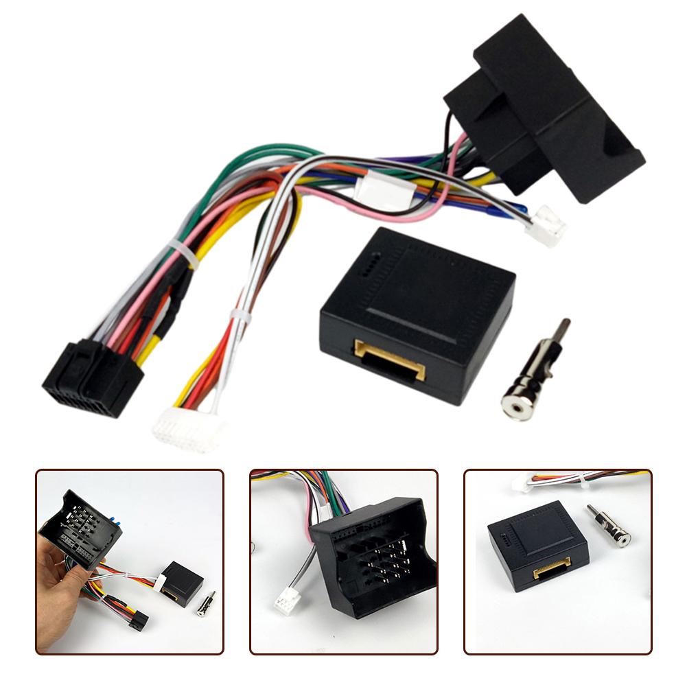 16 Pin Wiring Harness CAN Bus Decoder 16P  CarHead Unit Cable For Ford