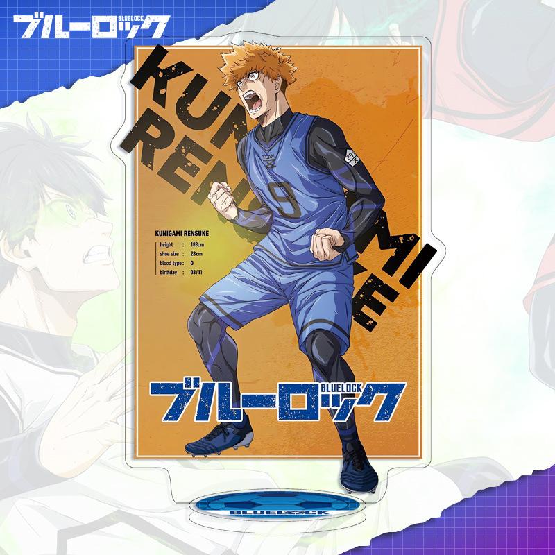 Standee Prigione Blu 16cm Fronte-Retro HD Anime Segno Acrilico Standing Standee