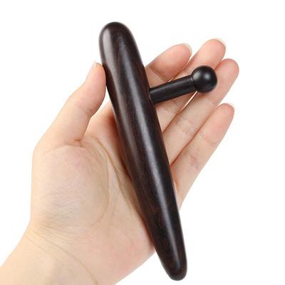 1/2 Peça Ferramenta Massageadora de Pontos Gatilho Acelera o Metabolismo Drenagem Linfática Relaxa os Músculos Ferramentas de Massagem de Madeira Ferramentas de Massagem de Madeira Madeira