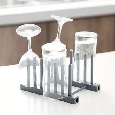 Abtropfgestell aus Kunststoff für Zuhause, Aufbewahrung von Küchenutensilien, Abtropfgestell, herausnehmbares Regal, Teller, Topfdeckel, Küchenorganizer, neuartige Gadgets