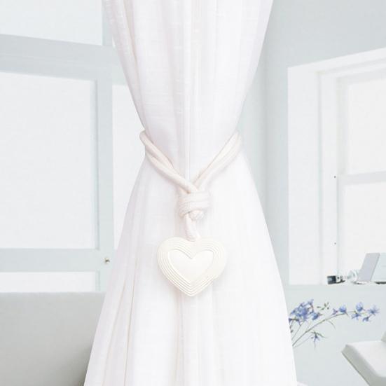 Stylish Heart Window Curtain Tie Rope Tieback Holder Bedroom Home Decoration