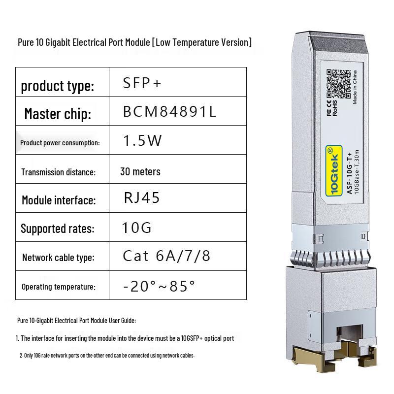 WanZhaoTong 10G SFP+ Optical Transceiver Modules