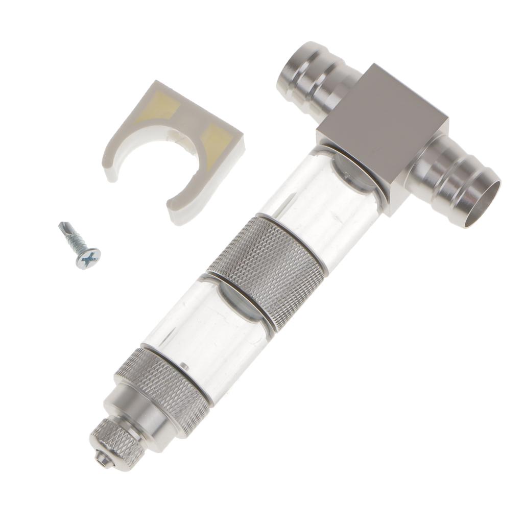 Glass CO2 Diffuser Atomizer Bubble Counter Carbon Dioxide Reactor Equipment for Aquarium System