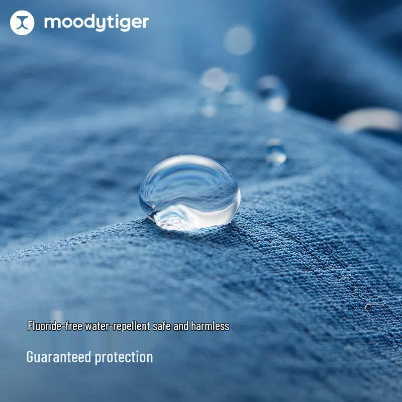 Moodytiger Girls' Water-Repellent Breathable Hooded Outdoor Jacket