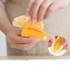 3pcs Orange Peeler Plastic Folding Multifunctional Peeler Grapefruit Lemon Mango Banana Peeling Gadget Kitchen Vegetable Tools