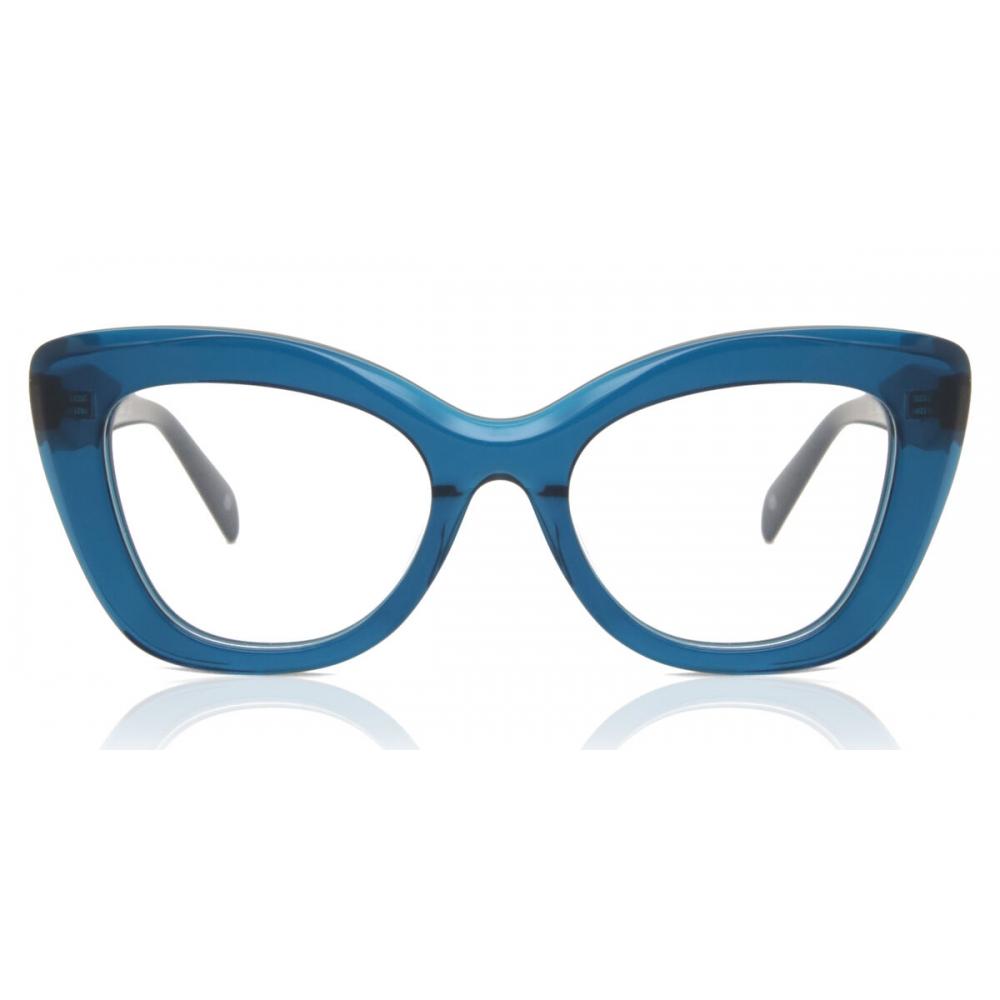 

Full Rim Butterfly Transparent Blue Smartbuy Collection Fedora Df 327 004 Fashion Women Eyeglasses Transparent Blue/53-20-145