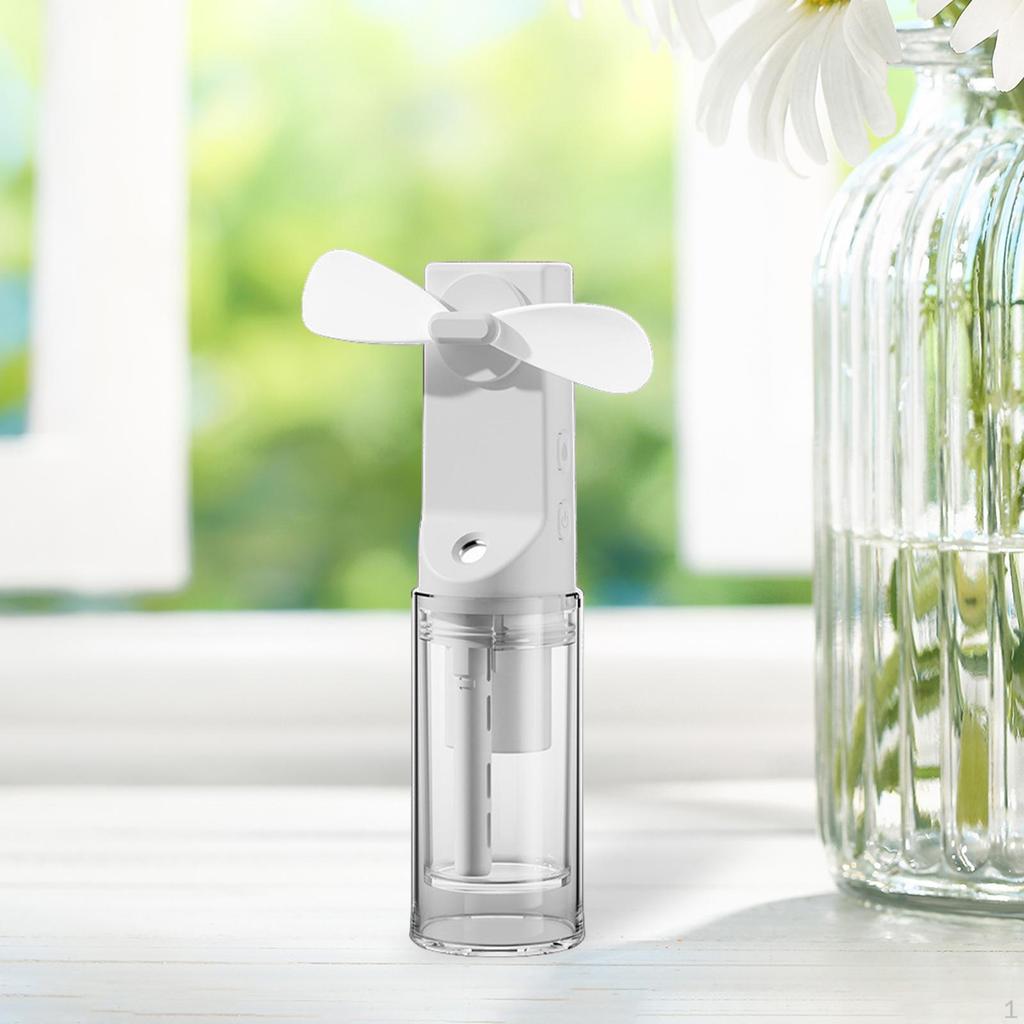 Handheld Water Mist Fan with Tank for Outdoor Use