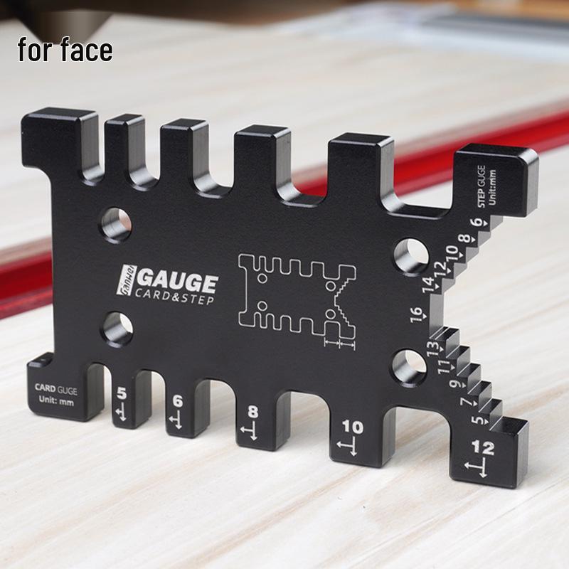 Woodworking Mortise Gauge and Push Block Auxiliary Tool