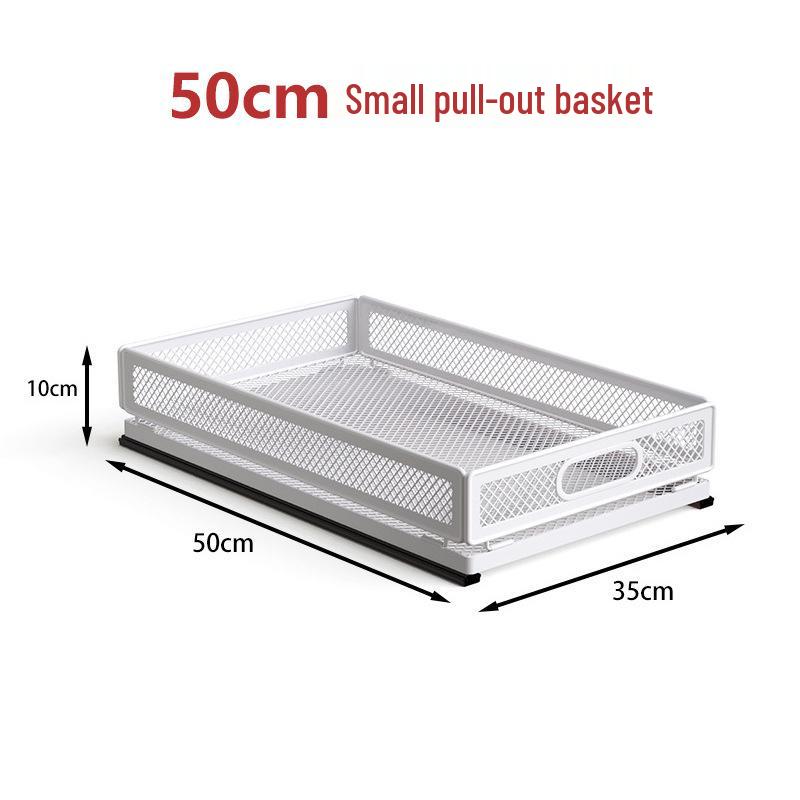 Multi-layer Pull-out Kitchen Storage Rack for Snacks, Seasoning Bottles, and Jars