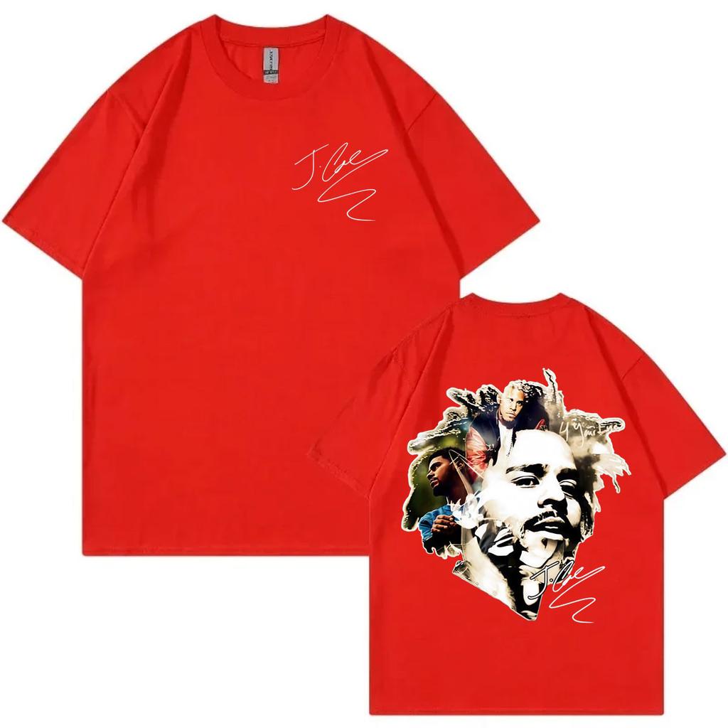 Rapper J Cole Graphic T Shirts Men Women Clothing Fashion Hip Hop Tshirt Summer Casual Cotton Short Sleeve Tshirts Streetwear