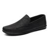 Mens Loafer Genuine Cow Leather Dress Shoes Natural Breathable Moccasins Leisure Shoe Luxury Brand Moccasins Retro Italian Shoes