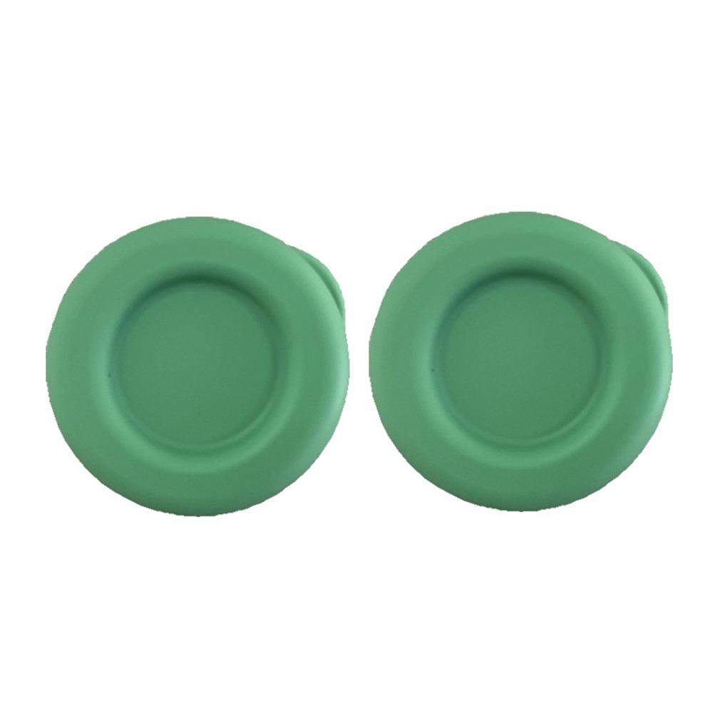 

2Pcs Easy To Clean Silicone Bottle Stopper Vacuum Sealed Bottle Lids Silicone Replacement Caps зелёный