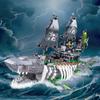 Deep Sea Demon Shark 3D Model Mini Building Block Set - DIY Assembly Toy, Ideal Gift for Kids Interested In Marine Life Model