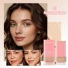 Dual-Head Charm Point Foundation Stick with Brush - Long-lasting Waterproof Formula