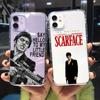 Scarface 1983 Film Al Pacino Movie Phone Case for IPhone 11 12 13 Mini 14 Pro XS MAX 8 7 15 16 Plus X SE 20 XR Tony Montana Case