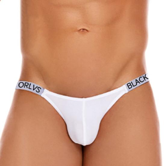 Pánská sexy tanga s nízkým výstřihem hip Lift s nápisem Rychleschnoucí kalhotky prodyšné G