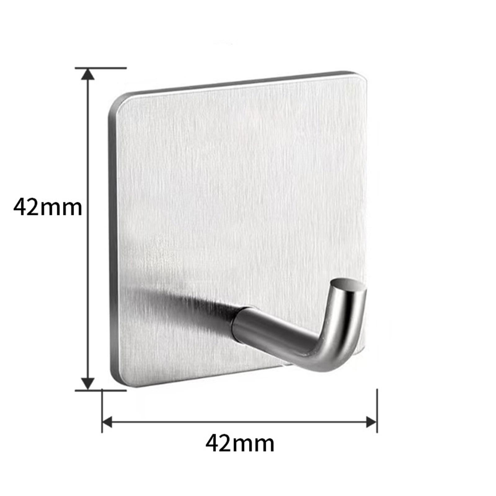 

Stainless Steel Strong Hook, Non Perforated Wall Top Hook one size