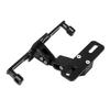 Telescopic Aluminum Alloy Bracket License Plate Holder with LED Light for Motorcycle