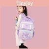 Design Cartoon Playful Kids Backpack Large Volume Lightweight For School Use