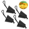 4pcs Scupper Plug Kit with Lanyard Flexible Silicone Drain Holes Stopper Bung   for Kayaks Canoes