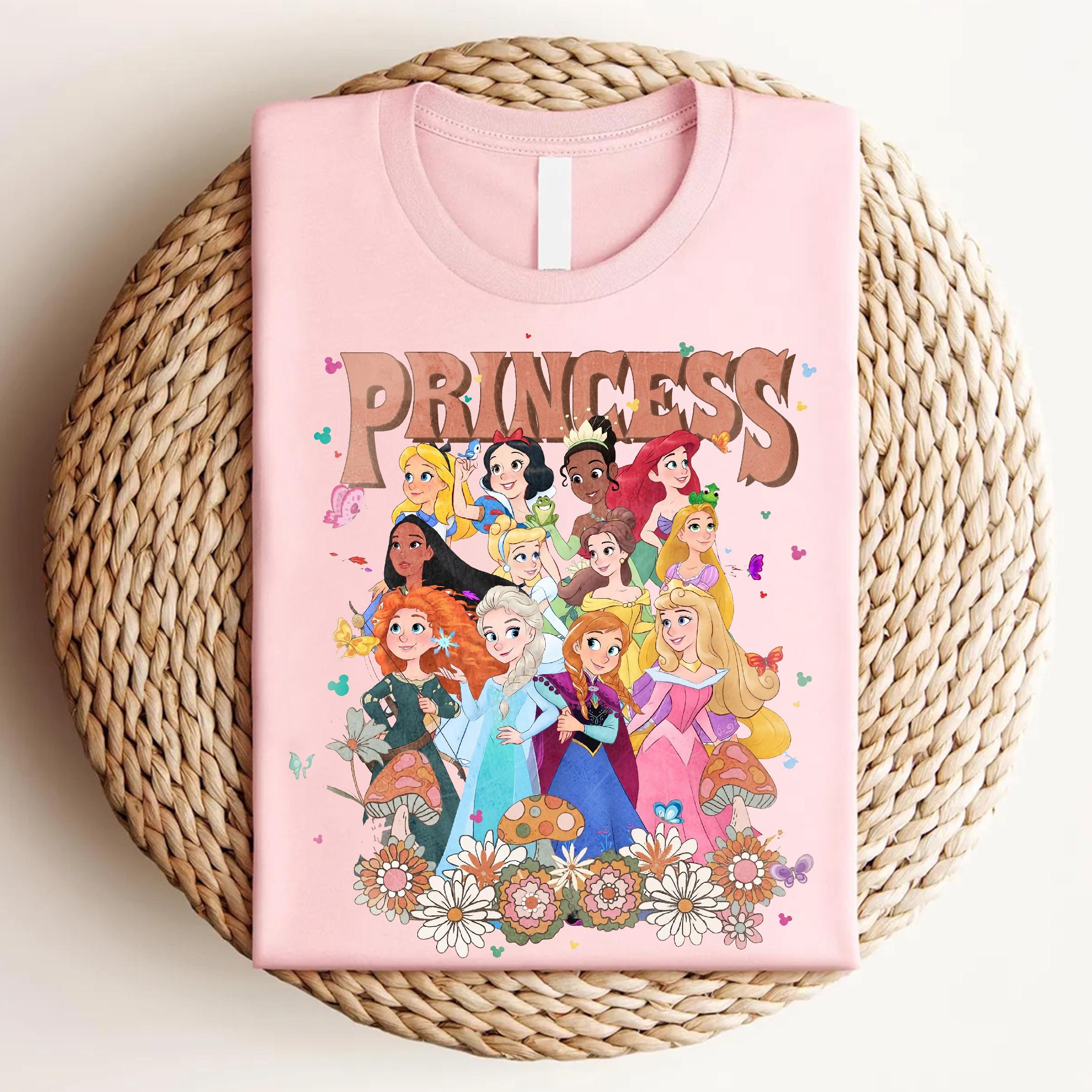 

Princess Belle Comfort Colors Womens Tshirt Four Seasons Unisexs and Womens Pure Cotton Casual Fashion Retro Clothing 4XL