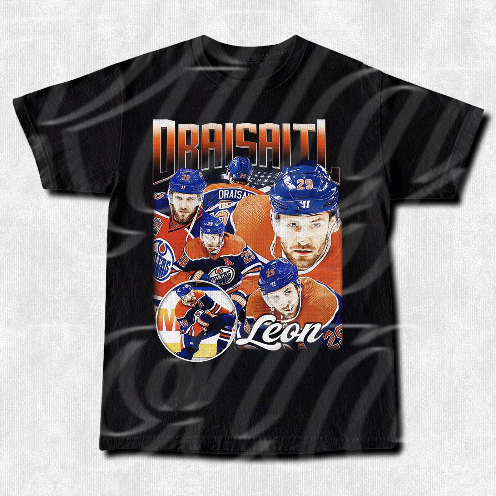 Leon Draisaitl Hockey Shirt: German Ice Hockey Player Tee FD 2XL