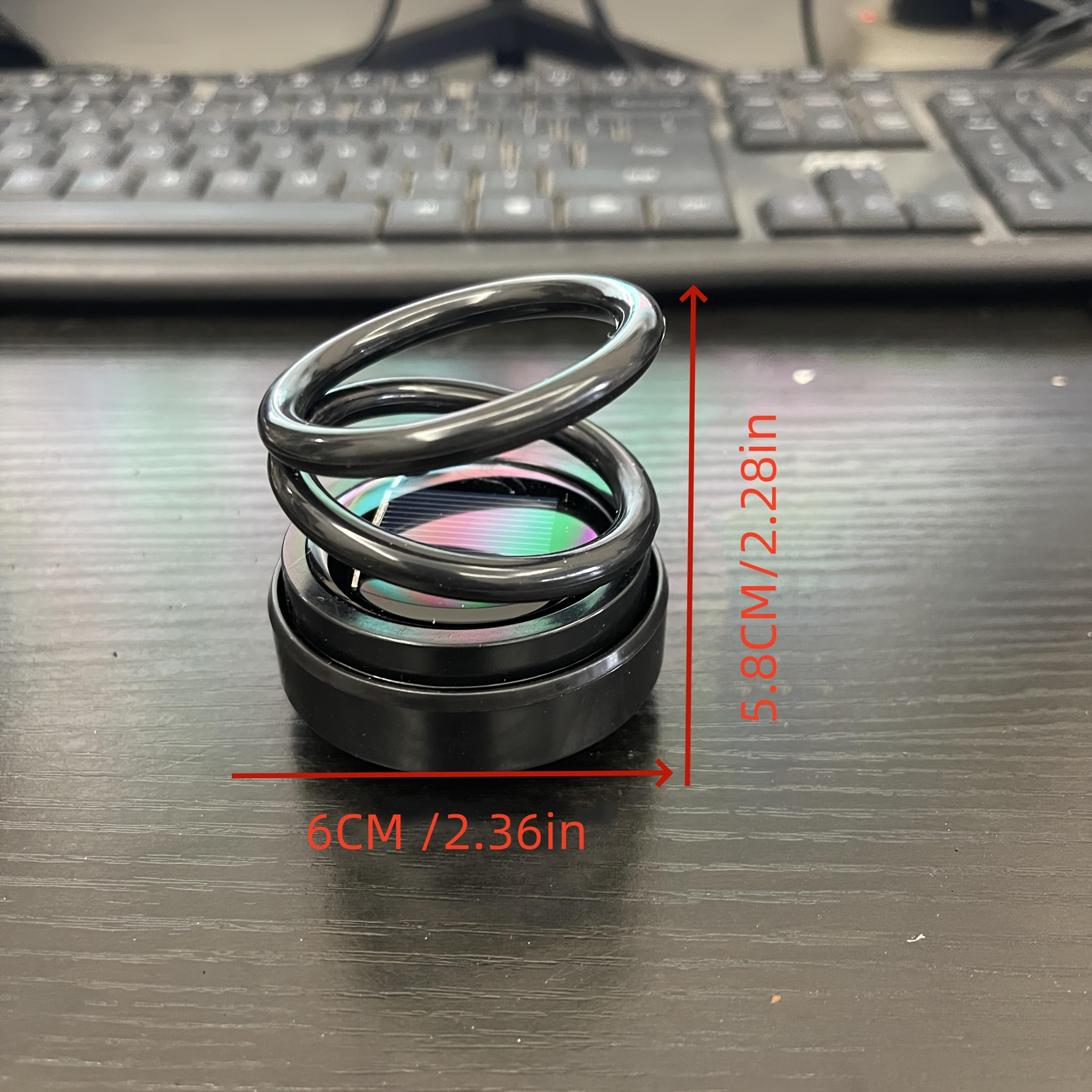 

Solar Car Diffuser SHUMA Aluminum Aromatherapy Air Freshener Rotating Silent Auto чорний