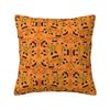 Custom Halloween Pumpkin Witch Skull Pattern Pillowcase Luxury Cushion Cover Car Pillowcase