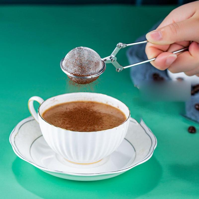 Multifunkční nerezové síto na mouku Ruční pekařské nářadí Síto Domácí kuchyňské síťové síto Síto na moučkový cukr