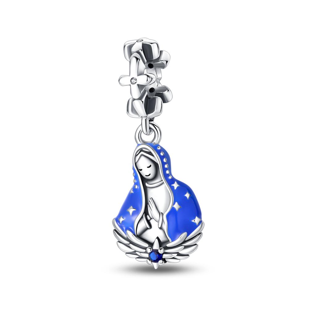 Charms Plata The Virgin Mary'S Pendant Copper Colors For Charms Copper Colors Original Bracelet For Jewelry Making