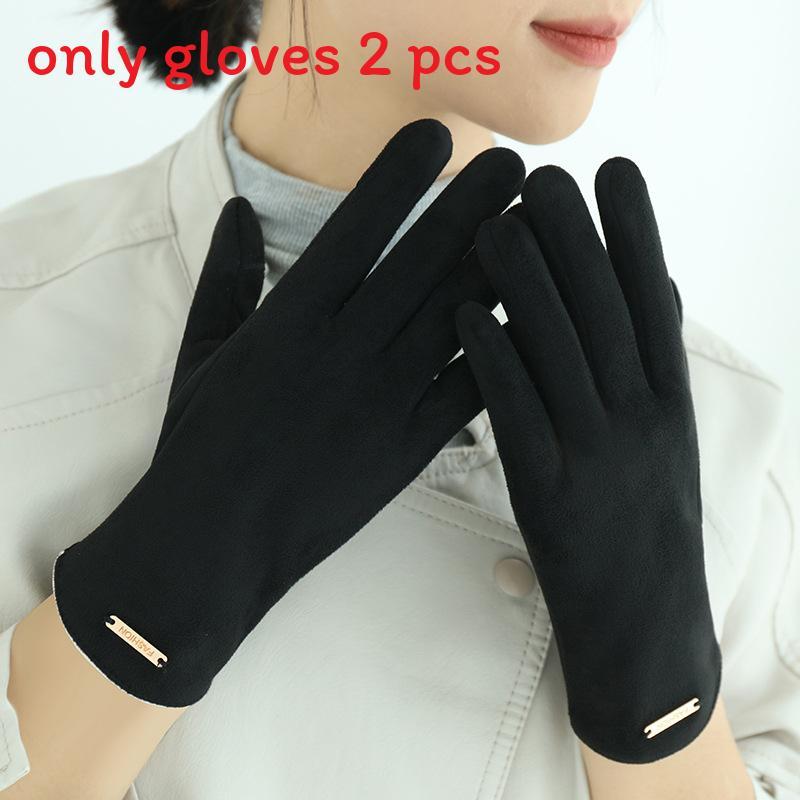 Warme Winterhandschuhe für Damen mit Touchscreen für Outdoor-Radfahren und Autofahren