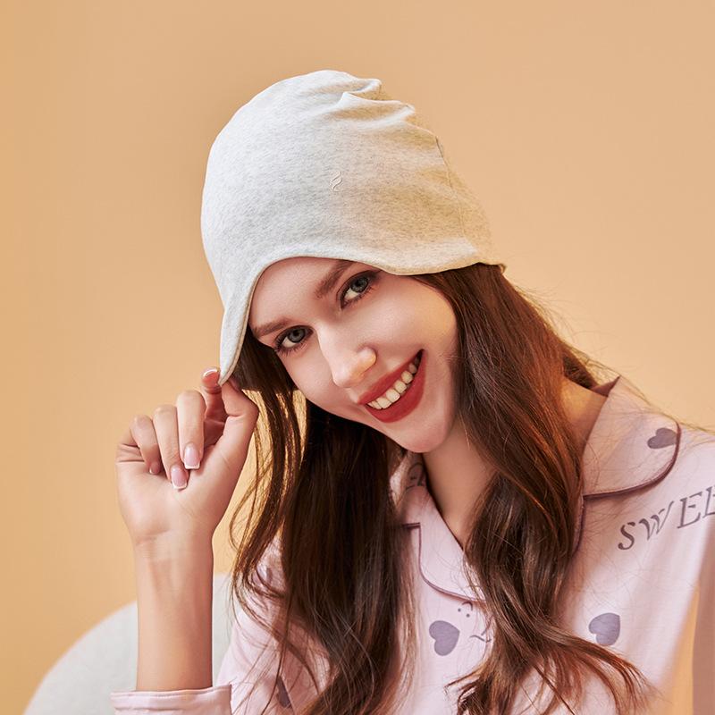 New Maternity Cotton Postpartum Warm Cap Ear Protection Thickened Warm Pile Cap Sleeping Cap PracticalDesign UsefulFeatures