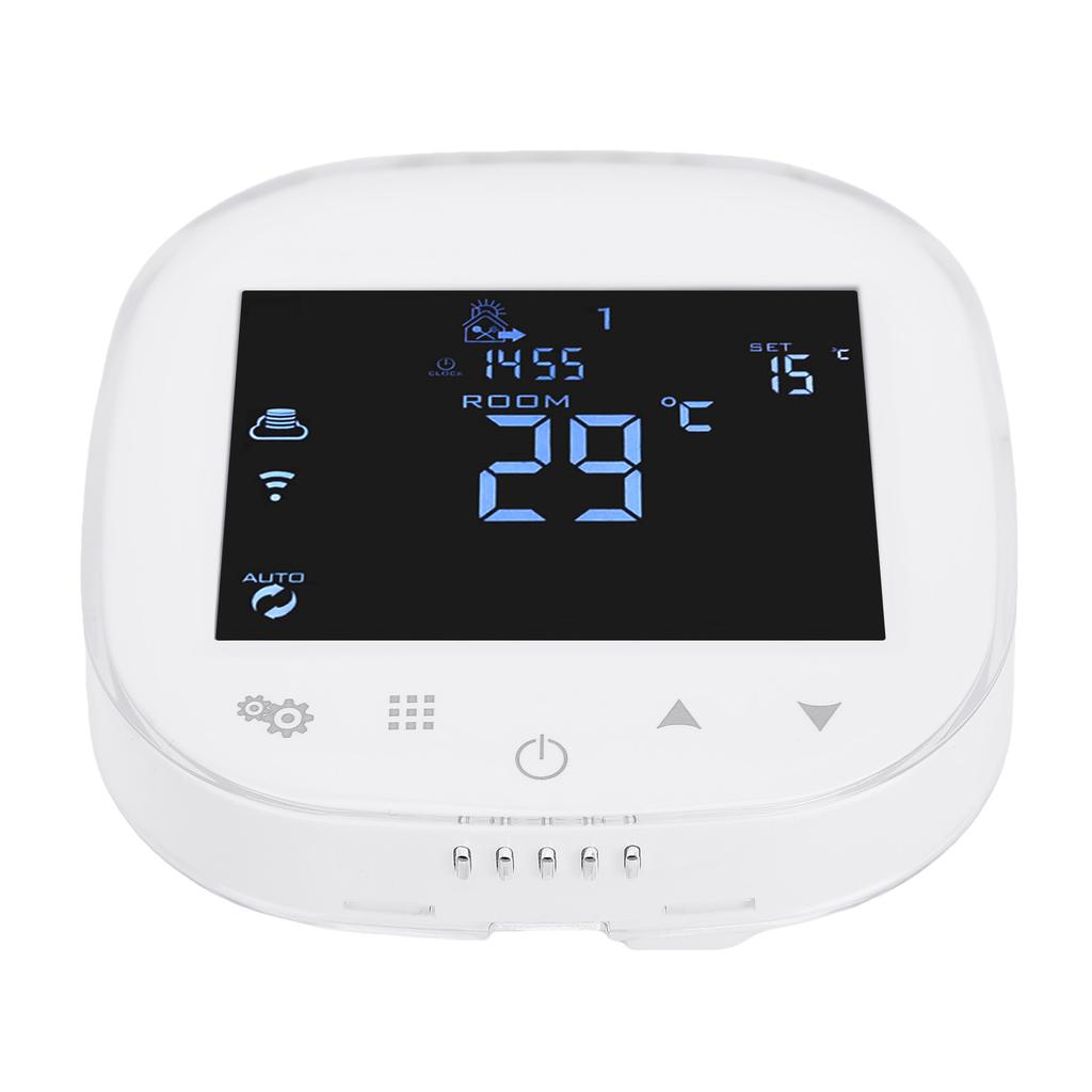 Heating Temperature Controller WiFi APP Control Wall Mount Thermostat for Boiler White