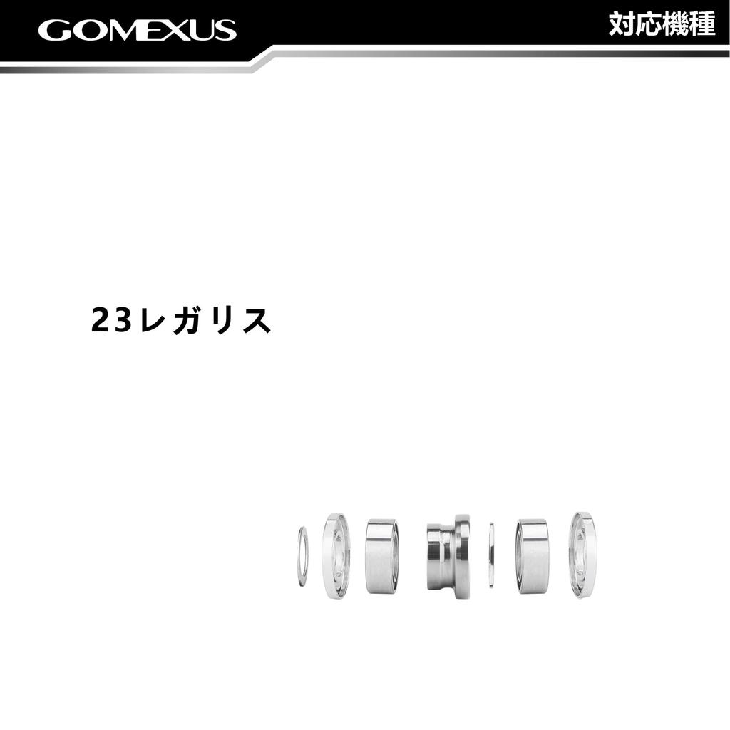 Gomexus Line Roller 23 for Regalis [1000-4000], Titanium, for Daiwa Spinning Reels, Light Game, Sea Fishing, High Rotation, High Strength, Line